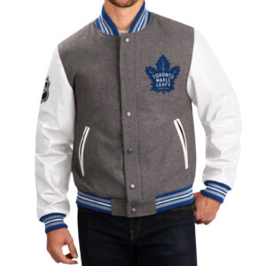 Men's Buffalo Bills OVO Royal Full-Snap Varsity Jacket