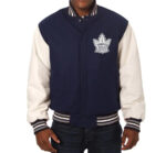 Toronto Maple Leafs Two Tone Varsity Jacket