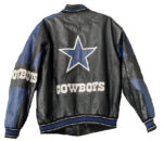Vtg NFL Dallas Cowboys Team Leather Jacket