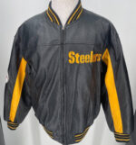 Vtg Pittsburgh Steelers NFL Football Leather Jacket