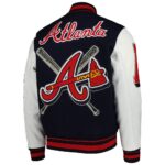 Atlanta Braves Navy White Varsity Jacket