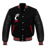 Cincinnati Bearcats NCAA Black Varsity Jacket