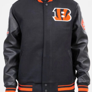 Cincinnati Bengals NFL Black Varsity Jacket