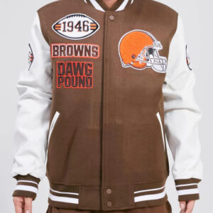 Maker of Jacket NFL Cleveland Browns Myles Garrett Satin