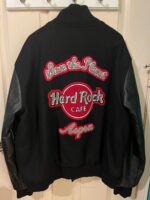 Hard Rock Cafe Aspen Black Varsity Jacket