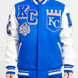 Camouflage Skull Kansas City Royals American Flag Baseball Jacket