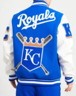 Kansas City Royals Blue White Varsity Jacket