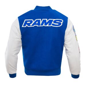 Los Angeles Rams NFL Blue White Varsity Jacket