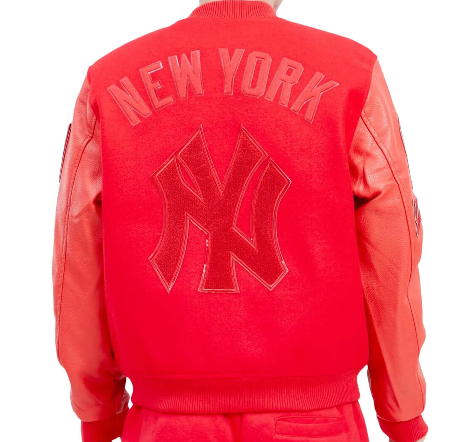 Maker of Jacket Sports Leagues Jackets MLB New York Yankees Wool Leather