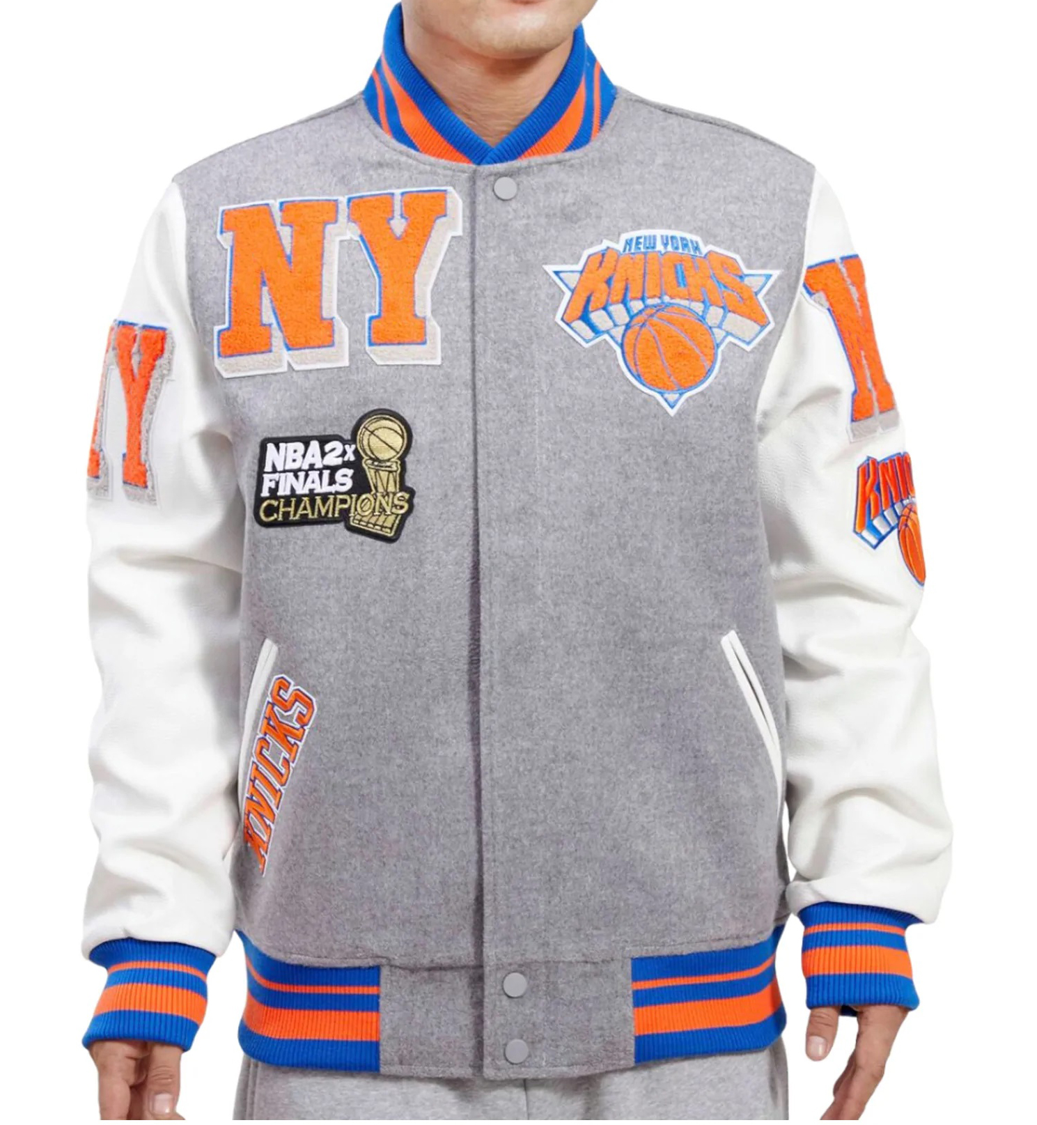 New York Knicks Jacket  NY New York Knicks Bomber Jacket