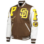 Baseball MLB San Diego Padres Blue and Off White Varsity Jacket - Jackets  Masters