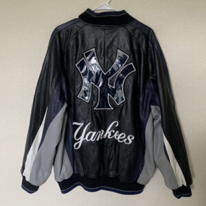 Maker of Jacket Sports Leagues Jackets MLB Orange New York Yankees Baseball Varsity