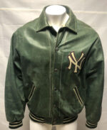 Vintage Mirage Full Leather NY Yankees Bomber