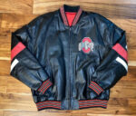 Vintage Ohio State Buckeyes Leather Varsity Jacket
