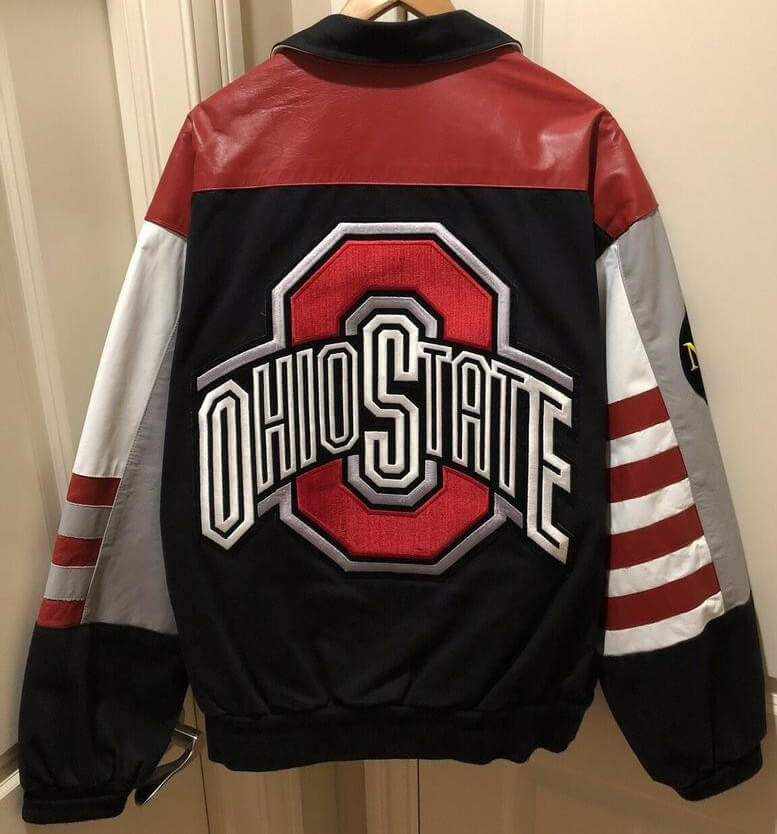 Vintage Ohio State Buckeyes Leather Varsity Jacket - Maker of Jacket