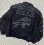 Black NFL Buffalo Bills Jeff Hamilton Bomber Jacket