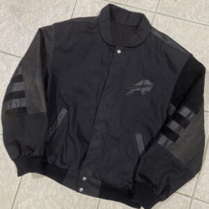 Black NFL Buffalo Bills Jeff Hamilton Bomber Jacket