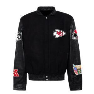 Shop Team Kansas City Chiefs Suede Jacket - William Jacket