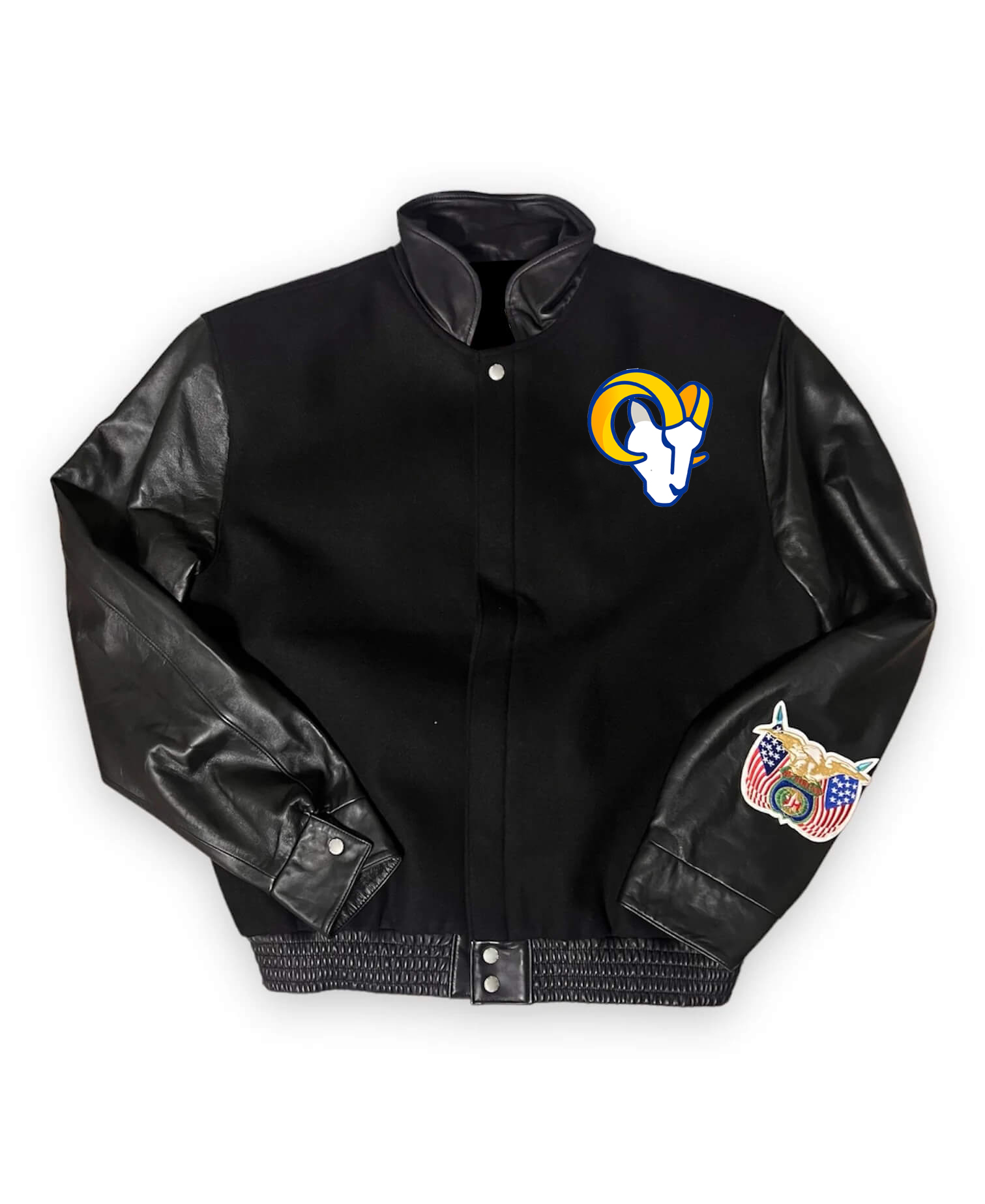 NFL Los Angeles Rams Leather Jacket Hat Men And Women For Fans