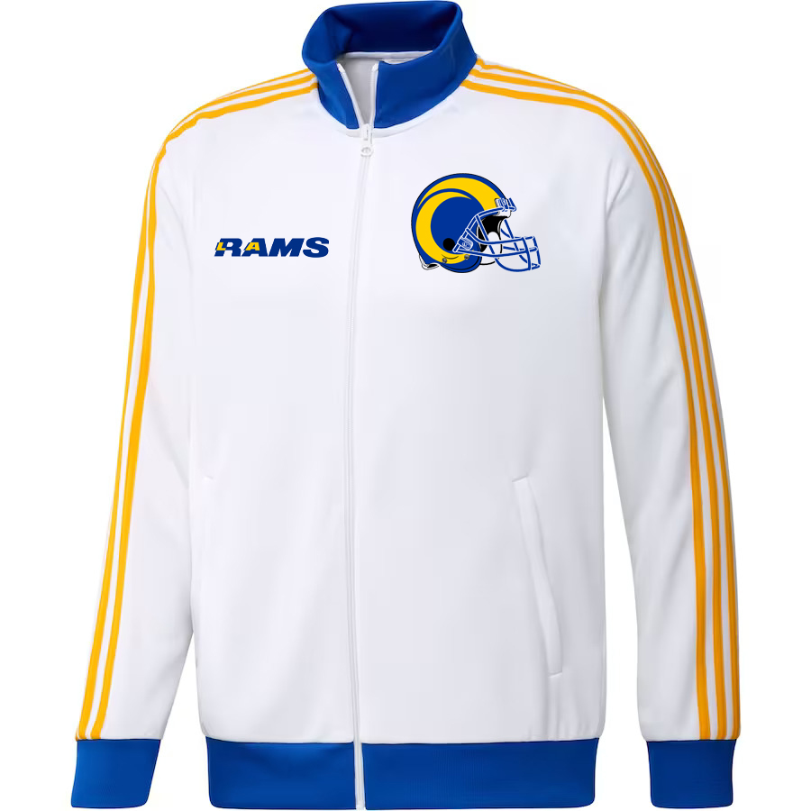 LA Rams Satin Button-Up Jacket