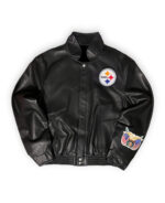 Pittsburgh Steelers Full Black Leather Jacket