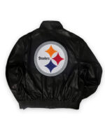 Pittsburgh Steelers Full Black Leather Jacket
