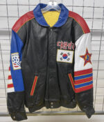 Vintage Taehan Minkuk 94 World Cup USA Leather Jacket