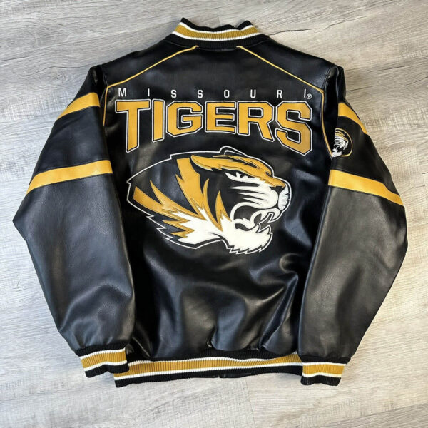 Vintage University of Missouri Tigers Leather Jacket