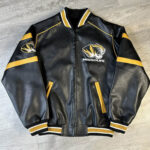 Vintage University of Missouri Tigers Leather Jacket