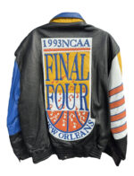 Vtg 1993 NCAA Final Four New Orleans Leather Jacket