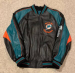 G-III Carl Banks Miami Dolphins NFL Leather Jacket