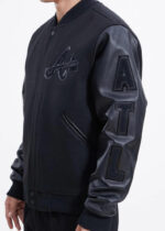 MLB Atlanta Braves Black Bomber Jacket