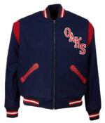 Oakland Oaks 1954 Navy And Red Wool Jacket