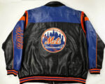 Vintage NY Mets MLB Team Leather Jacket