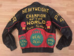 Vtg Evander Real Holyfield Deal Black Leather Jacket