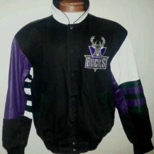 Vintage Milwaukee Bucks Jacket Mens Large Purple 90S NBA Basketball Starter  Coat