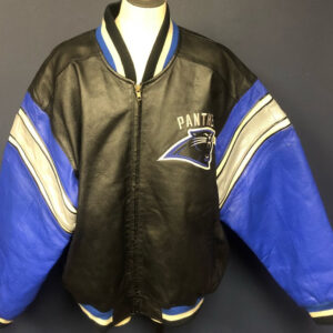 Maker of Jacket NFL Carolina Panthers Vintage Leather