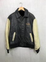 Hard Rock Hotel Las Vegas Black White Varsity Jacket