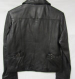 MLB Team Seattle Mariners Black Leather Jacket
