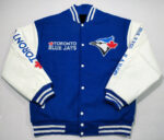 MLB Toronto Blue Jays Blue And White Varsity Jacket