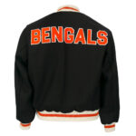 NFL Cincinnati Bengals Black Wool Jacket