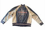 Vintage Navy White St Louis Cardinals Leather Jacket