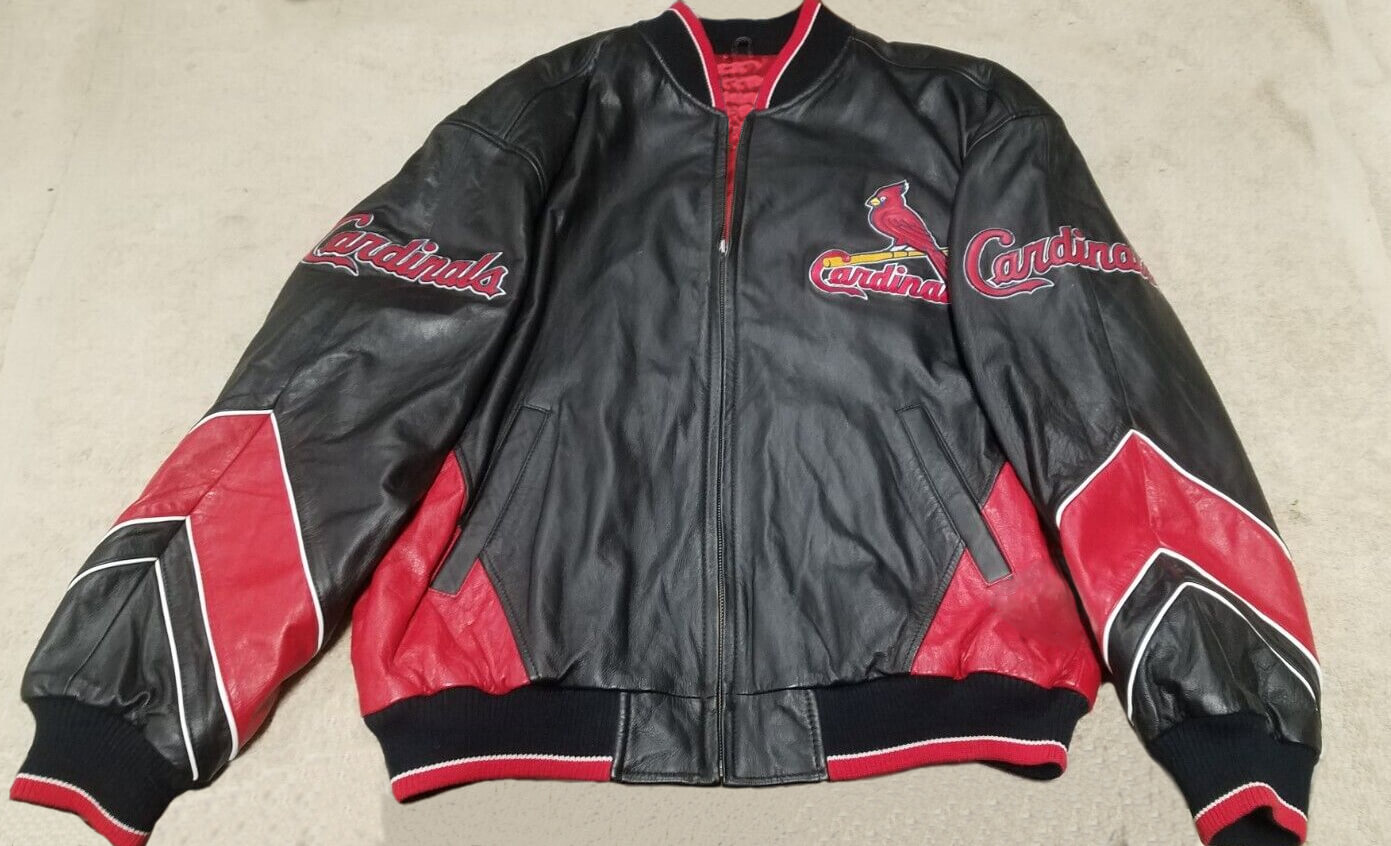 St. Louis Cardinals Leather bomber Jacket