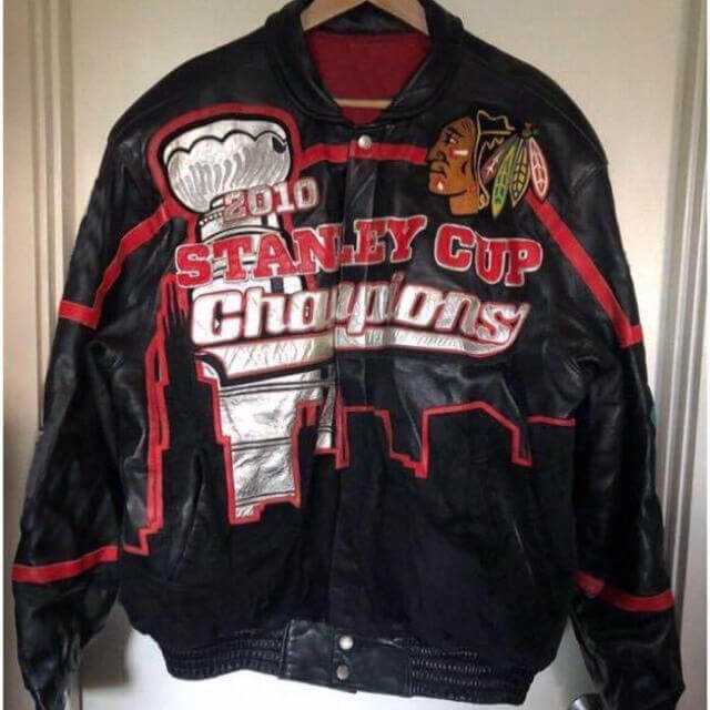 Maker of Jacket Black Leather Jackets St Louis Blues Stanley Cup Champions