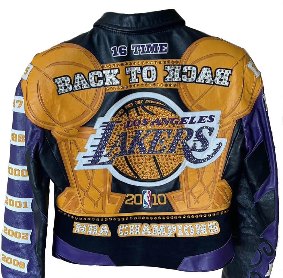 NBA LOS ANGELES Lakers leather championship 2000 2001 2002 jackets