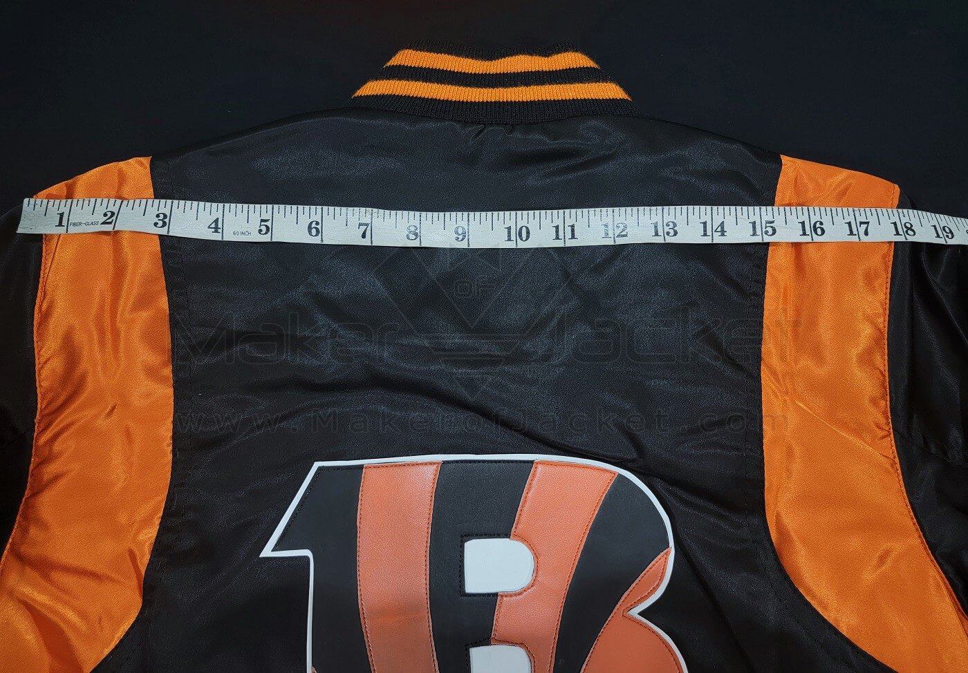 Cincinnati Bengals Satin Jacket Size Men's XS - Maker of Jacket