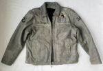 Grey Las Vegas Rodeo Mirage Wrangler Leather Jacket