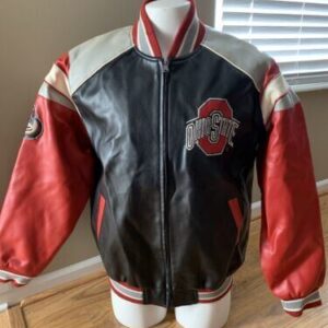 Ohio State Buckeyes Est 1870 Leather Jacket