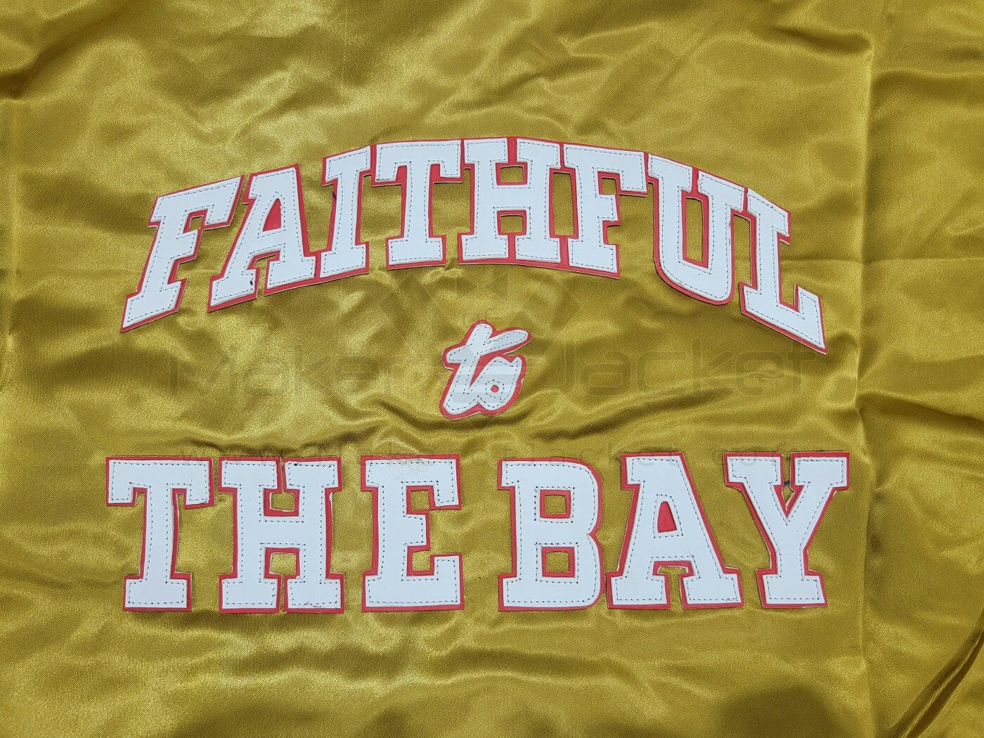 Faithful To The Bay Jacket  SF 49ers NFL FTTB Bomber Jacket