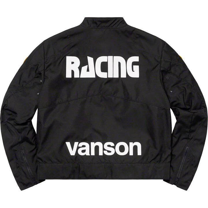 Supreme Vanson Motorcycle Jacket Size Men's Large - Maker of Jacket